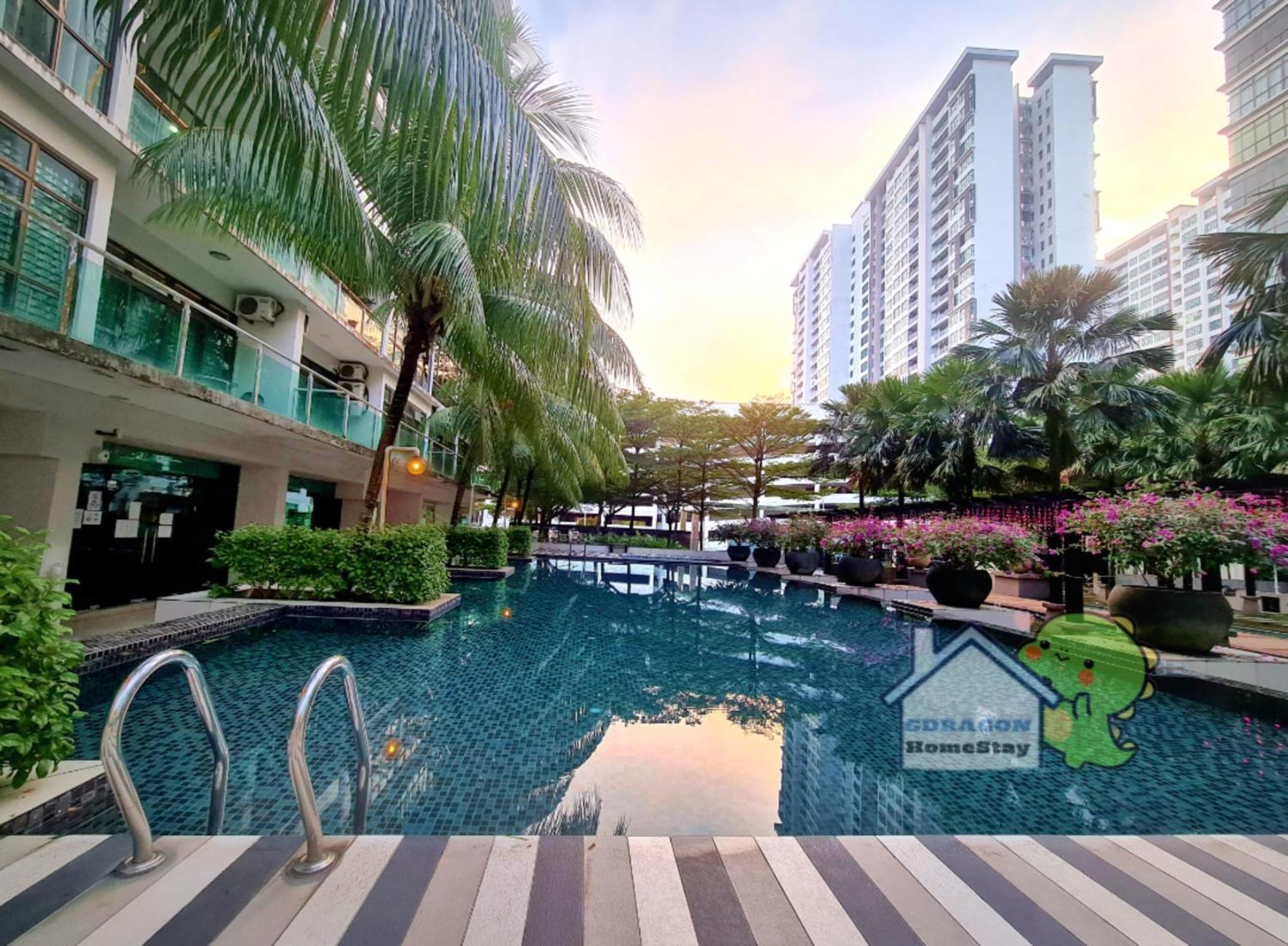 Stylish With Bathroom And View Balcony At Palazio Taman Mount Austin Free Netflix By Gdragon Pangsapuri Johor Bahru